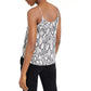 Camisola feminina Bar III com estampa de cobra, marrom, tamanho médio