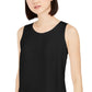 Anne Klein Top Feminino Tecido Preto Tamanho P