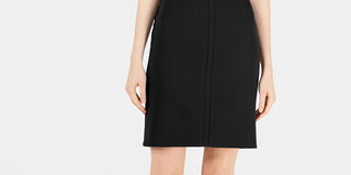 Vestido justo feminino Bar III com decote aberto, preto, tamanho XX-G