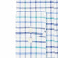 Camisa social xadrez Eagle masculina clássica/regular, sem passar a ferro, com gola flexível, azul, tamanho 16x34-35