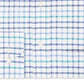 Vestido masculino Eagle Windowpane xadrez com gola clássica e elástico, tamanho azul 17x32-33