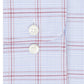 Camisa social xadrez Eagle Masculina Classic Regular Fit, sem passar a ferro, gola elástica, tamanho azul 15,5 x 34-35