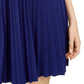 Vestido assimétrico feminino BCX azul tamanho extra pequeno