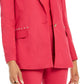Blazer feminino Thalia Sodi com bolsos cravejados, rosa, tamanho pequeno