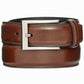 Alfani Men's 32Mm Feather Edge Stitch Dress Belt Dark Beige Size 44