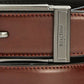 Cinto social masculino Kenneth Cole Reaction Exact Fit marrom tamanho pequeno