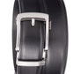 Kenneth Cole Reaction Masculino Exact Fit Harness Vestido Fivela Cinto Preto Tamanho Pequeno