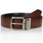 Cinto reversível de couro masculino Tommy Hilfiger, cinza, tamanho 32