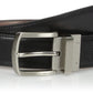 Cinto reversível de couro masculino Tommy Hilfiger, cinza, tamanho 32