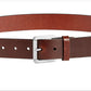 Cinto de couro masculino Tommy Hilfiger marrom tamanho extragrande