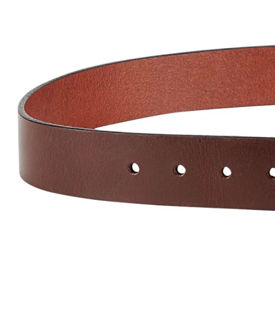 Cinto de couro masculino Tommy Hilfiger marrom tamanho extragrande