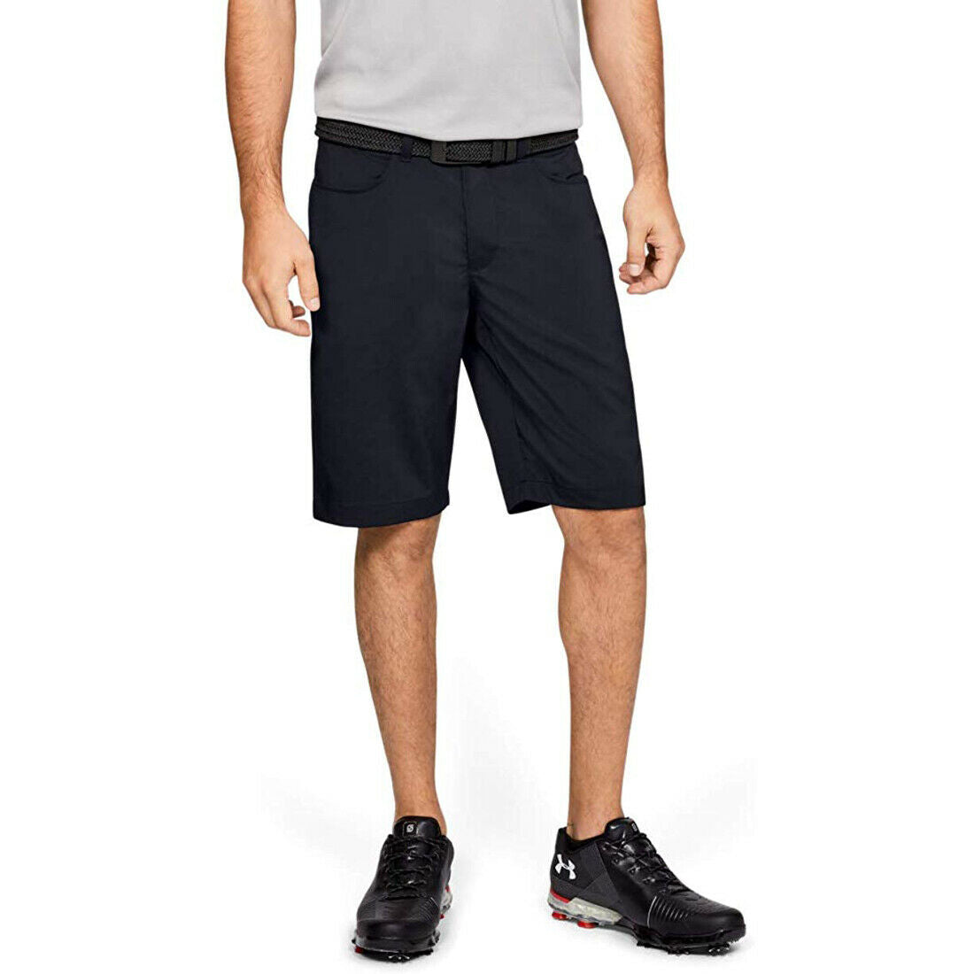 Calções Under Armour Golf Ua Tech para homem, preto, tamanho 30
