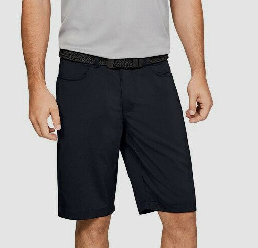 Calções Under Armour Golf Ua Tech para homem, preto, tamanho 30
