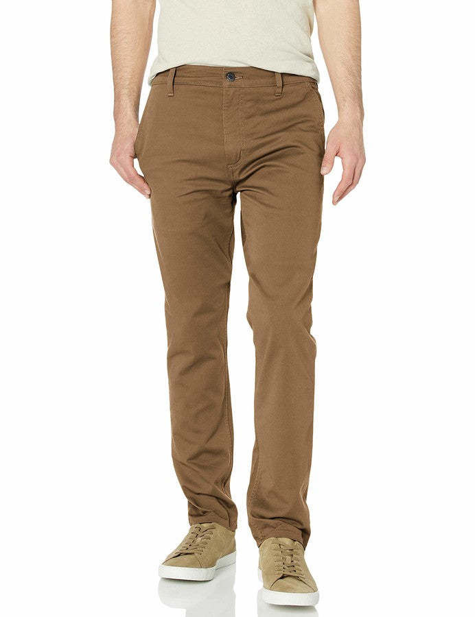Calças Levi's Masculinas 511 Slim Fit Híbridas Marrom Tamanho 32X34