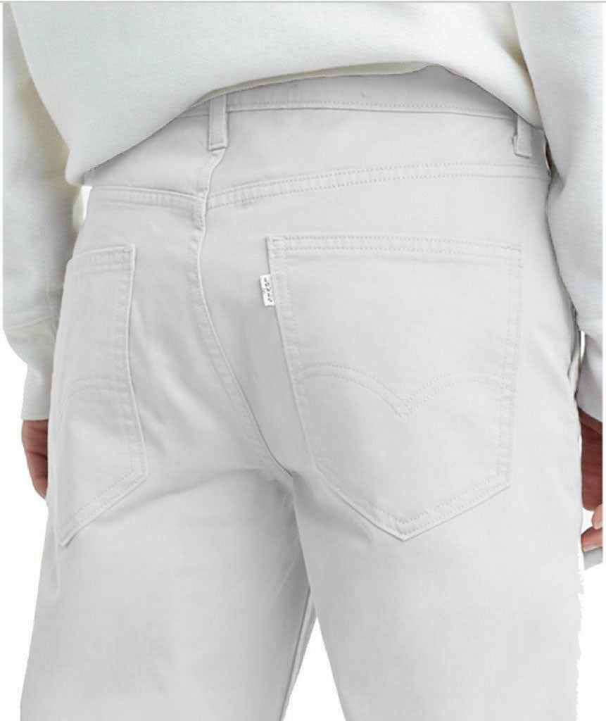 Calças Levi's Masculinas 511™ Slim Fit Híbridas Brancas Tamanho 31x30