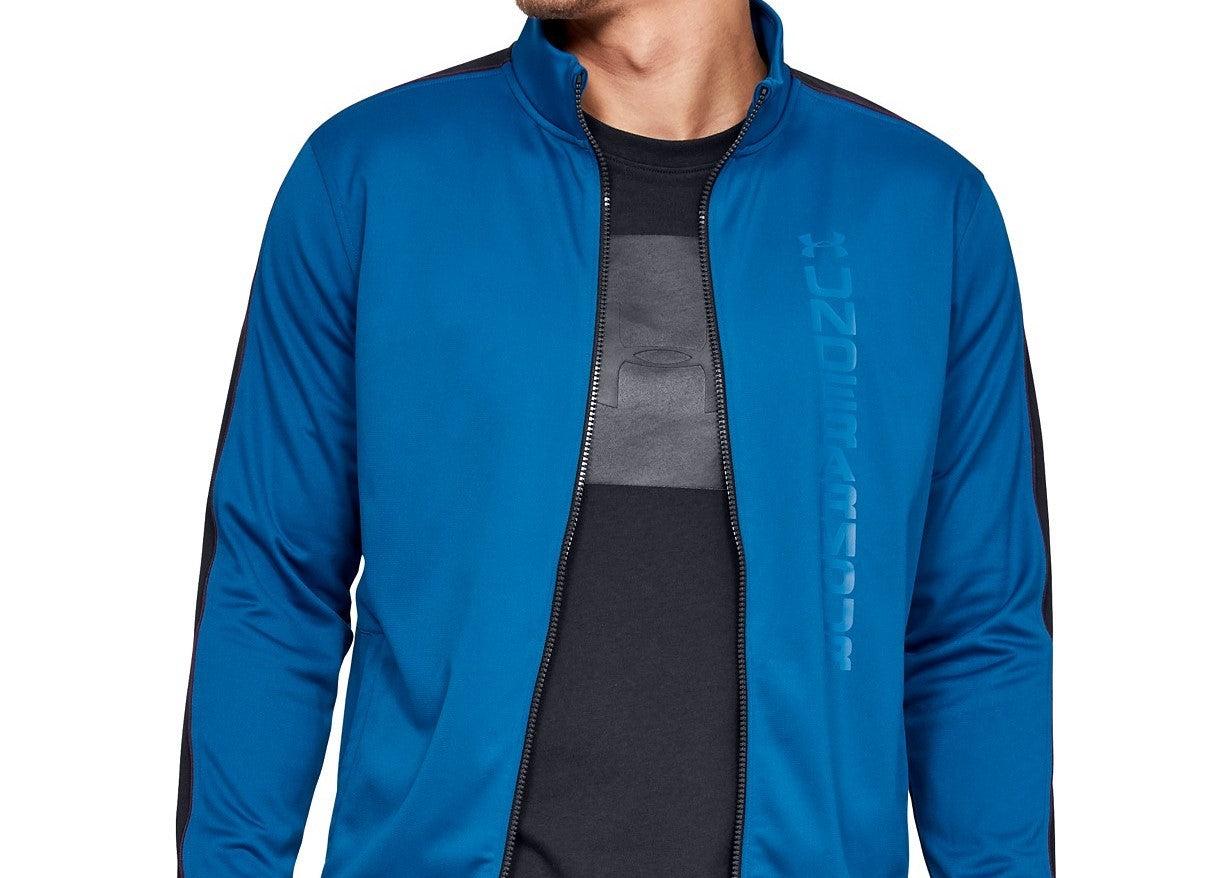 Jaqueta Under Armour Unstoppable Track Masculina Azul Tamanho Grande