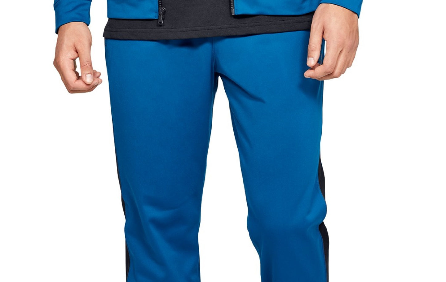 Calça de corrida Under Armour Unstoppable masculina, azul, tamanho extra grande