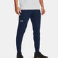 Calça de corrida Under Armour Unstoppable masculina, azul marinho, tamanho XX-G