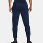 Calça de corrida Under Armour Unstoppable masculina, azul marinho, tamanho XX-G