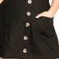 Mini-saia plus size da City Chic feminina, verde, tamanho 16W