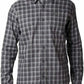 Camisa xadrez Columbia Vapor Ridge III masculina, cor carvão, tamanho pequeno