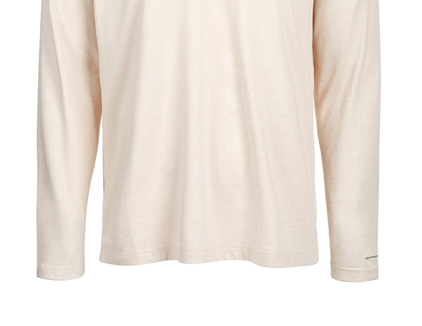 Camisa Henley de manga comprida Columbia Thistletown Park masculina, bege, tamanho médio