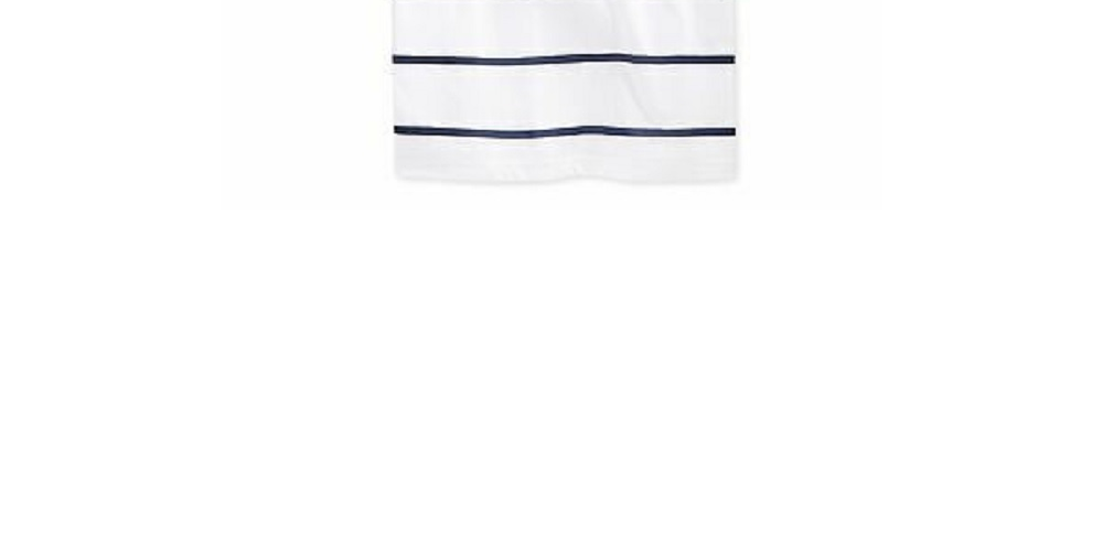 Camiseta masculina listrada American Rag com decote em V, tamanho natural pequeno