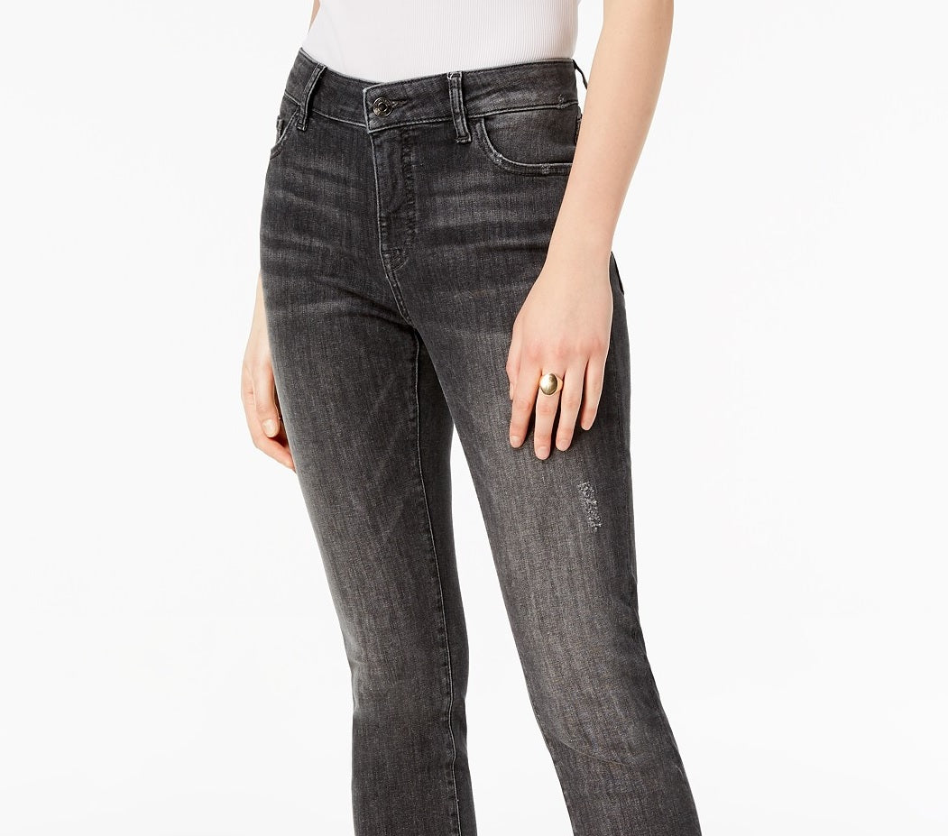 Calça jeans skinny Kristen feminina M1858 cinza, tamanho 32x32