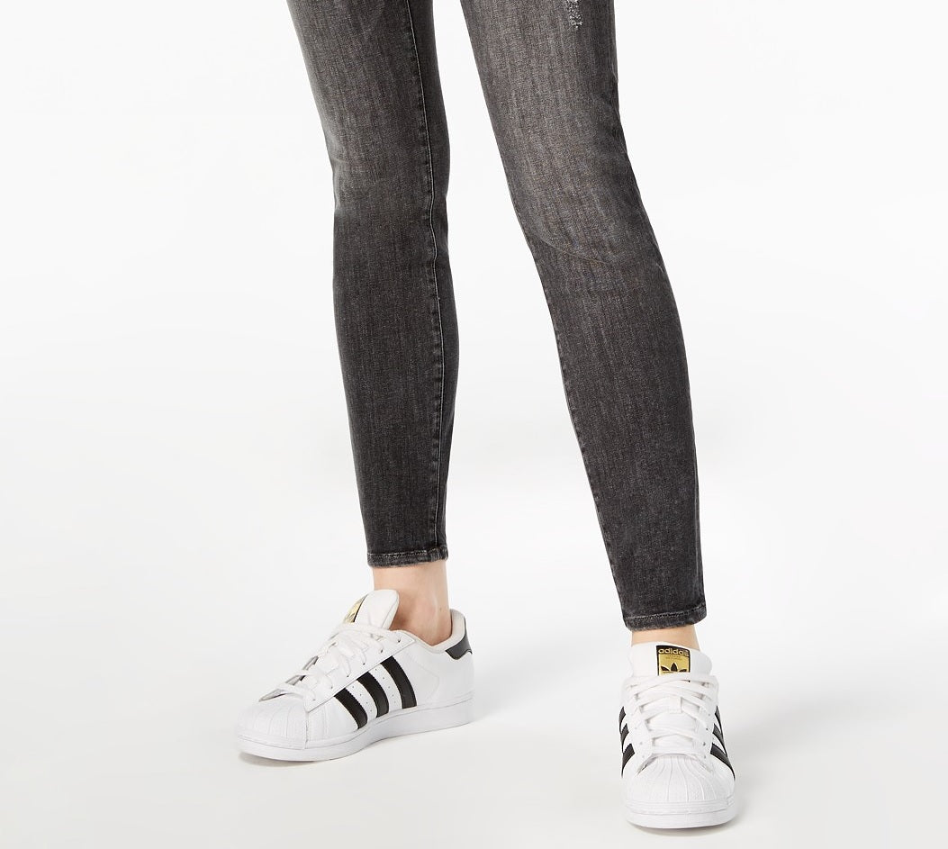 Calça jeans skinny Kristen feminina M1858 cinza, tamanho 32x32
