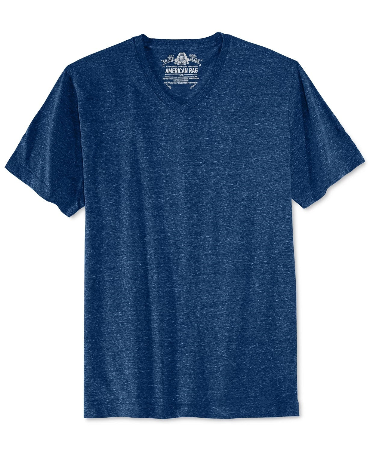 Camiseta masculina American Rag Tri-Blend, azul marinho, tamanho extra grande