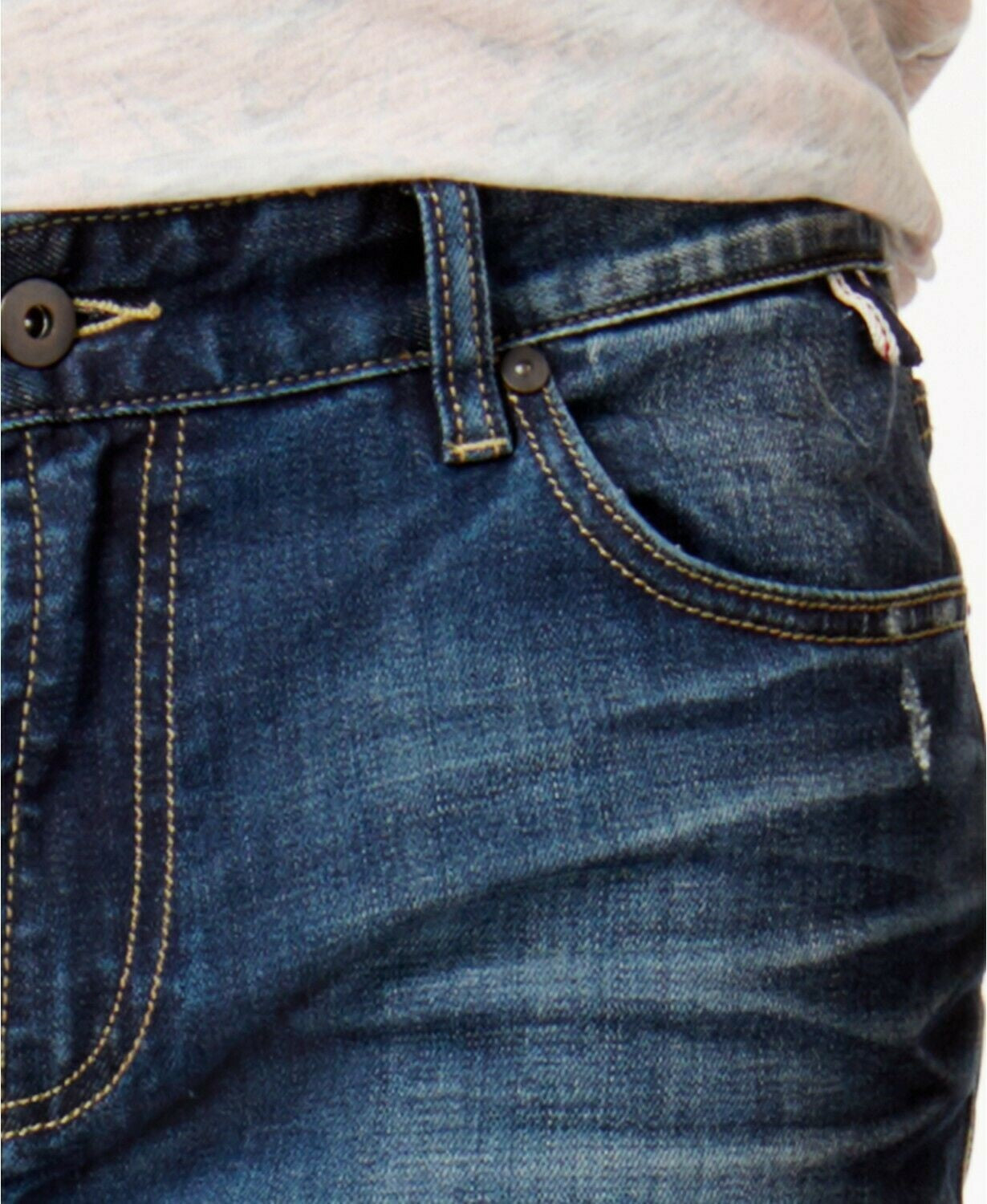 American Rag Masculino Riverview Wash Envelhecido Slim Stretch Tamanho 32x30