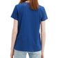 Camiseta Levi's Feminina Cotton The Perfect Tee Logo Graphic T-Shirt Azul Marinho Tamanho Médio