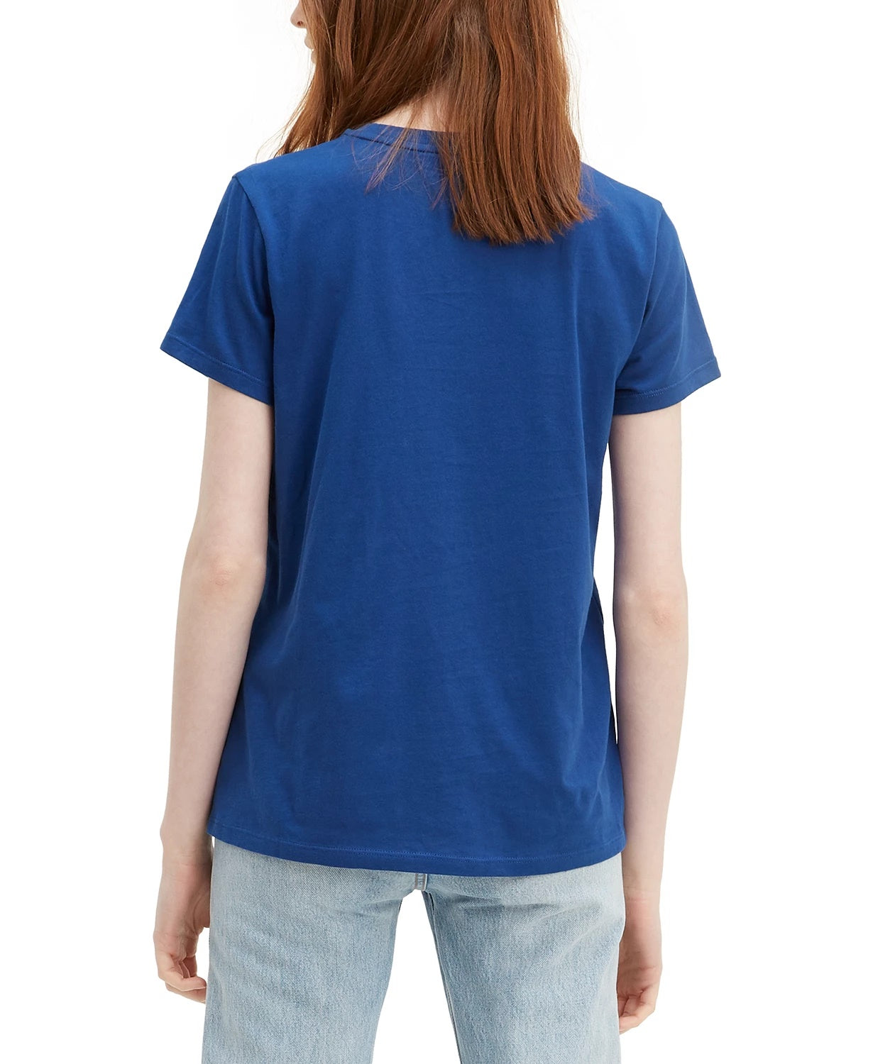 Camiseta Levi's Feminina Cotton The Perfect Tee Logo Graphic T-Shirt Azul Marinho Tamanho Médio