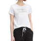 Camiseta Levi's The Perfect Tee Feminina com Estampa de Lantejoulas, Branca, Tamanho Extra Pequeno