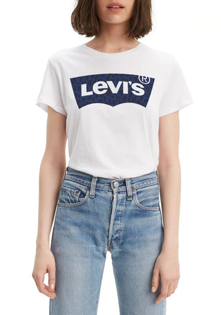 Levi's Women's Cotton Logo Graphic T-Shirt White Size X-Small