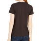 Camiseta Levi's Perfect Camo Batwing-Logo Feminina Preta Tamanho Médio