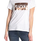 Camiseta Levi's The Perfect Graphic Feminina Branca Tamanho P