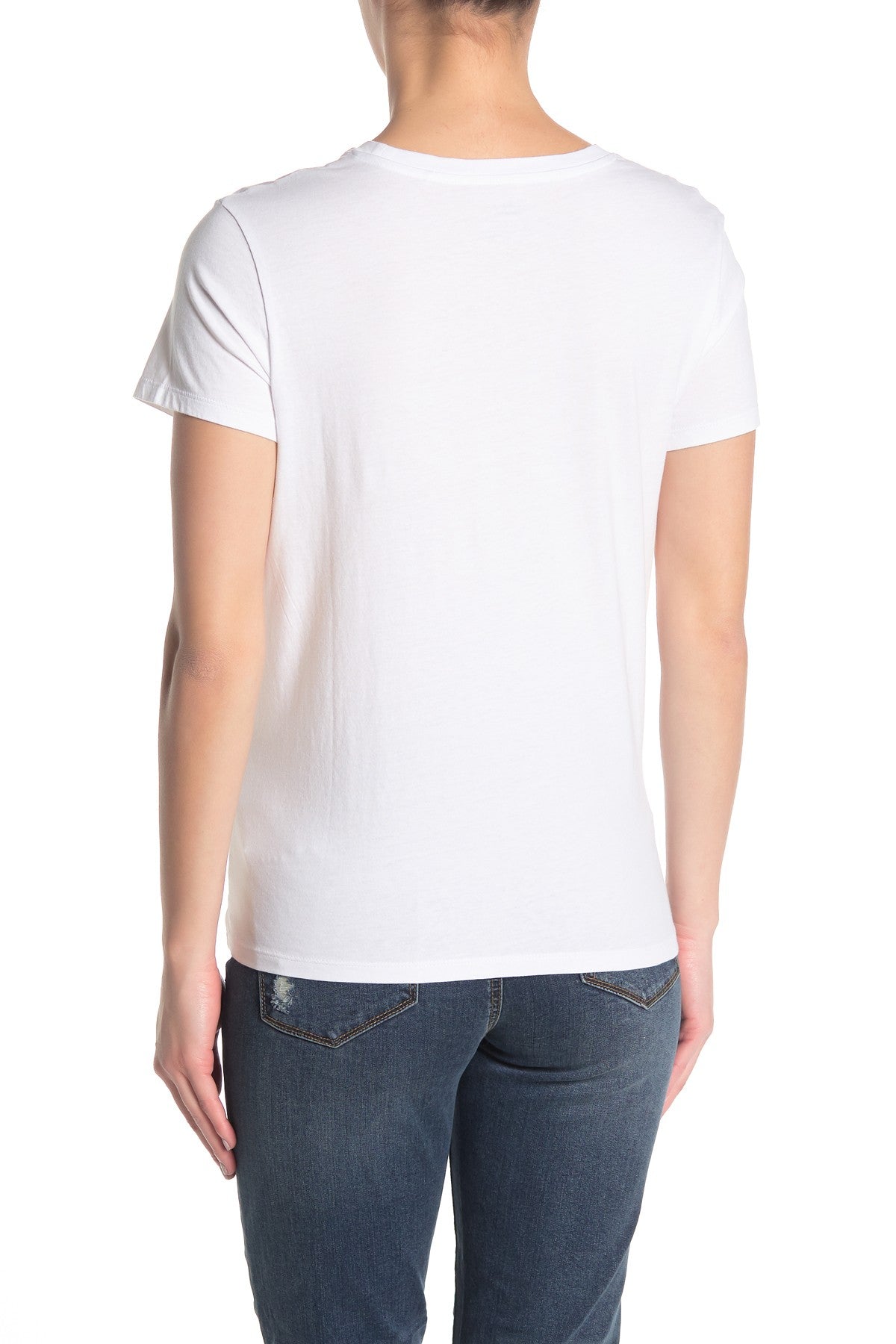 Camiseta Levi's The Perfect Graphic Feminina Branca Tamanho P