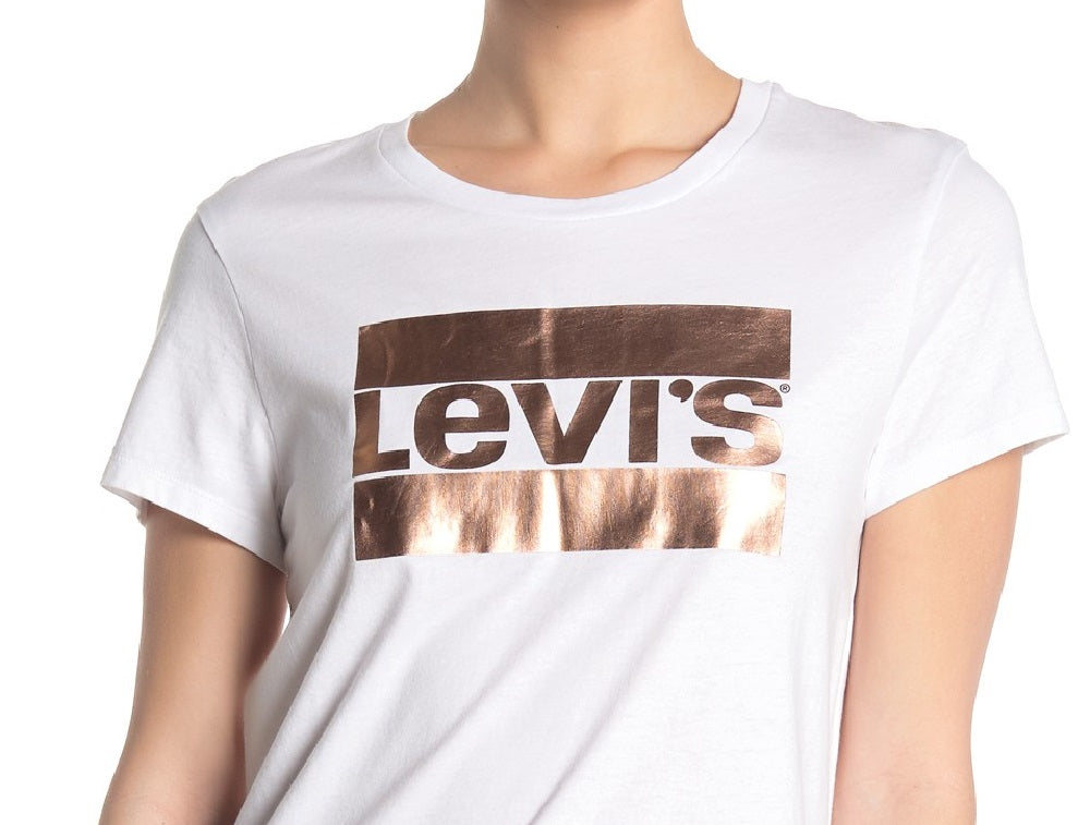 Camiseta Levi's The Perfect Graphic Feminina Branca Tamanho P