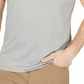 Calça Alfani Masculina Soft Touch Stretch Henley Cinza Tamanho P