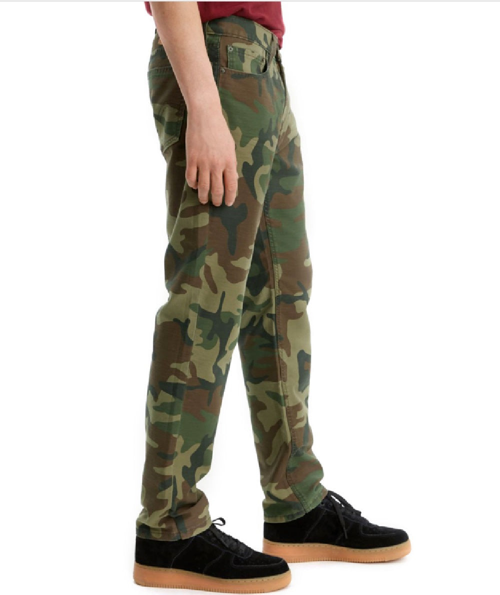 Calça jeans Levi's 541 Athletic Fit Camo Masculina Verde Tamanho 32X30