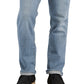 Calça jeans Levi's 541 Athletic Fit All Season Tech rasgada e reparada, azul, tamanho 34x30