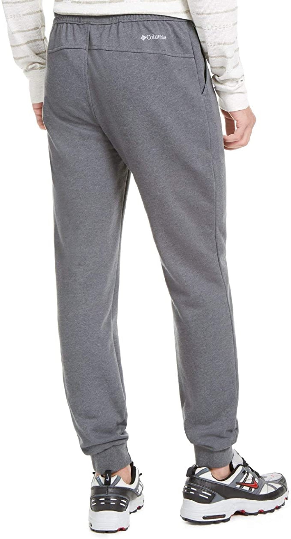 Calça de moletom Columbia Viewmont masculina cinza tamanho 2 extra grande
