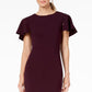 Vestido Capelet Bainha Calvin Klein Feminino Roxo Tamanho 6