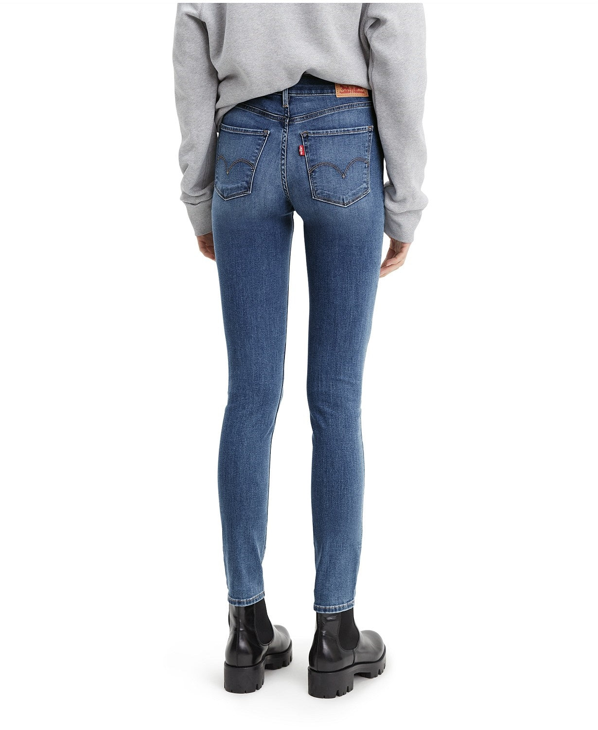 Calça jeans skinny Levi's 311 Shaping feminina, azul escuro, tamanho 26 W