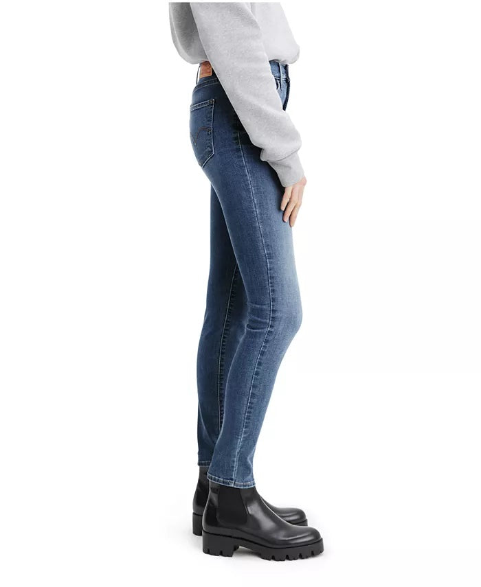 Calça jeans skinny Levi's 311 Shaping feminina, azul escuro, tamanho 26 W