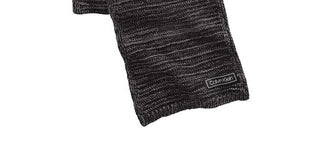 Cachecol reversível Calvin Klein masculino mesclado, preto, tamanho regular