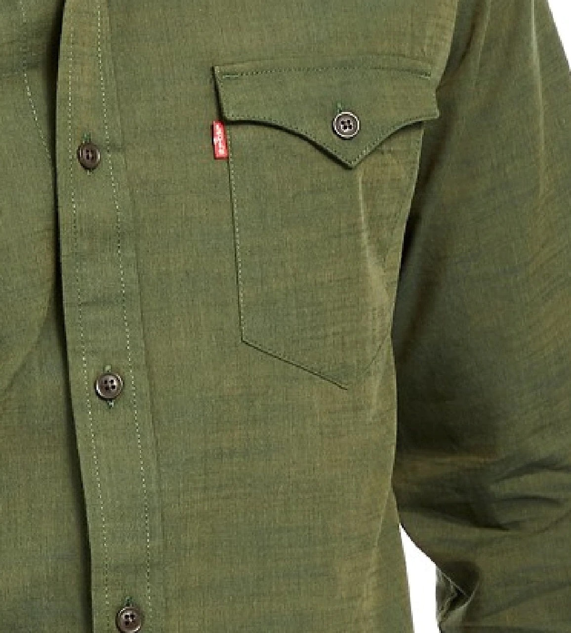 Camisa Levi's Darrow Masculina Verde Tamanho Extra Grande