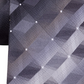 Gravata de seda Van Heusen masculina com estampa geométrica 3D em tons pretos, tamanho regular