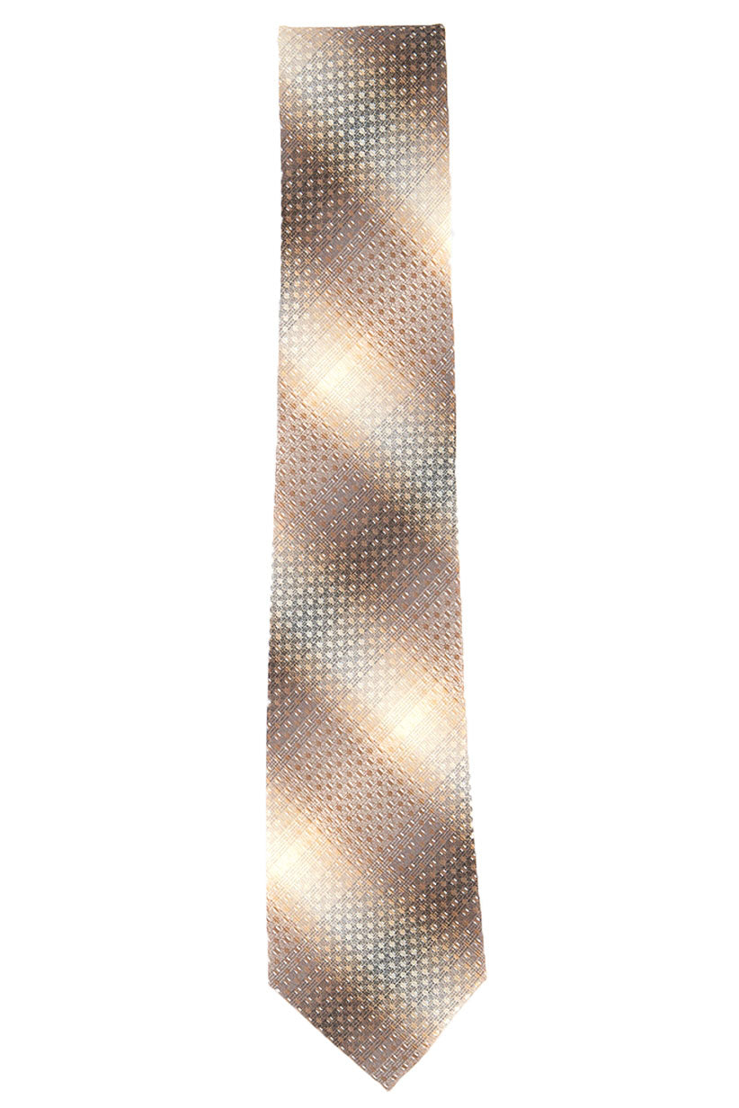 Gravata Van Heusen masculina The Cardenas Ombre bege tamanho regular